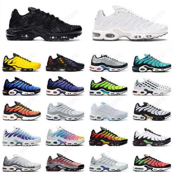 

tn plus se outdoor shoes men women triple black white hyper blue chaussures athletic mens trainer sports sneakers