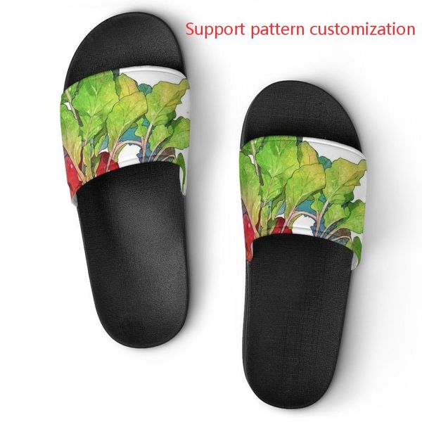 

2023 custom shoes support pattern customization slippers sandals mens womens white black oreo sport trainers