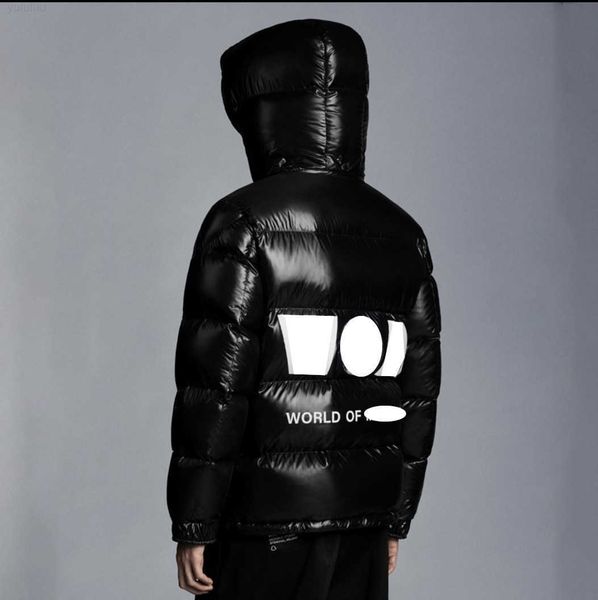 

designer luxury down jacket women fur ruff monc classic fashion and multi function essential hoodies mens monclair jackets winter warm cloth, Black