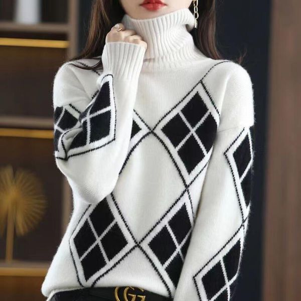 

new women sweater o-neck printing female long sleeve jumper loose casual knitted pullove women clothing, White;black
