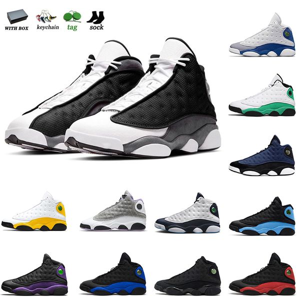 

wholesale jumpman 13 13s basketball shoes with box black flint hyper royal bred blackcat reverse bred women j13s mens jump trainers obsidian