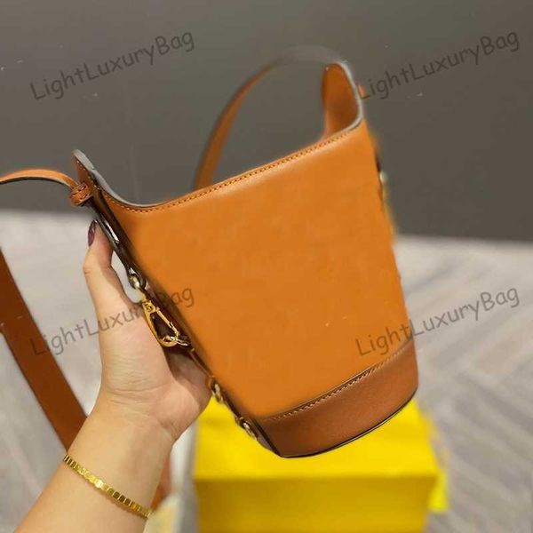 

shoulder bucket bag designer leather wallet temperament fashion crossbody for women classic famous brand shopping purses 220207