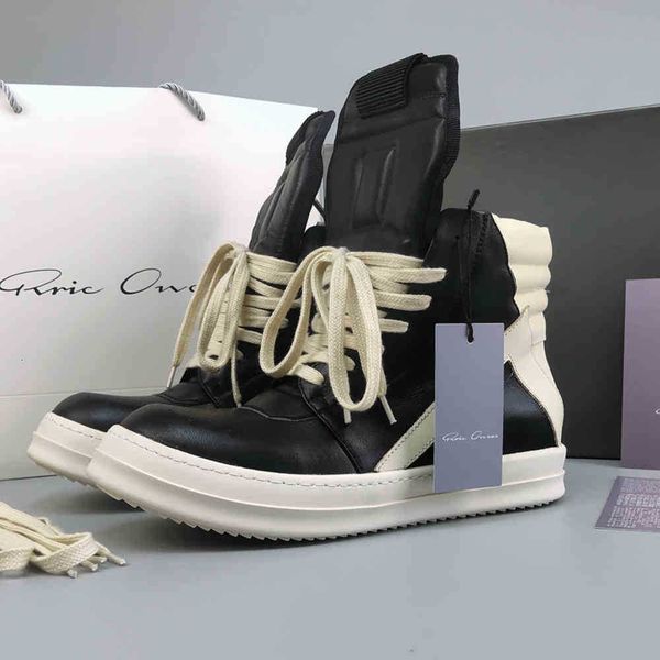 

boots rick high street brand ro owens classic casual male sneakers sports shoes men sneaker