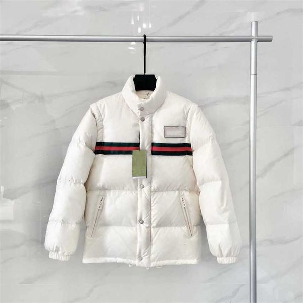 

2022 mens jackets detachable sleeves down jacket warm men's and women's same style winter new fashion brand popular men, Black