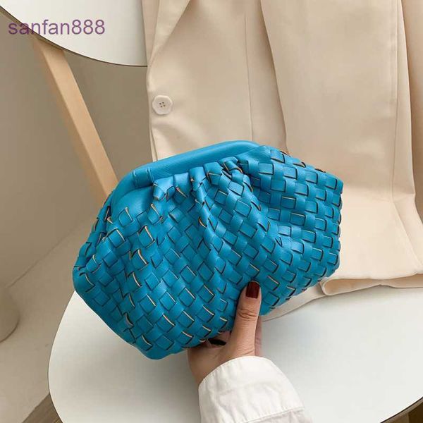 

bottegas bag venetas jodie summer women's small bag 2023 new fashion woven cloud net red messenger nduh neh4