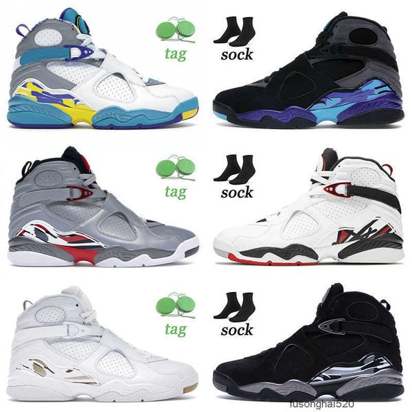 

jumpman 8 8s viii mens women basketball shoes aqua cool grey south beach take flight three peat black cement jorden tra jordens jordon