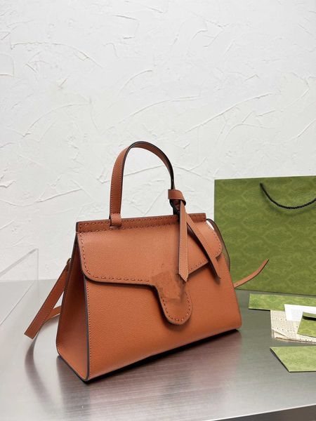 

luxury designer marmont bags messenger handbag lychee grain button fashion lock and flip protective one shoulder women's tote bag