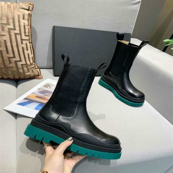 

black luxury designer boots women platform boo buckle zipper short ankle boots ladies leather boots281z