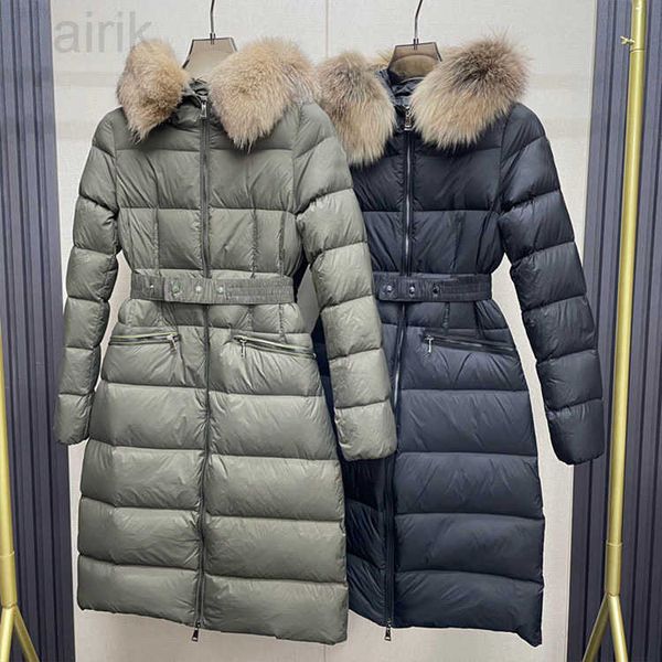 

designer luxury down jacket women fur ruff monc classic fashion and multi function essential hoodies mens monclair jackets winter warm cloth, Black
