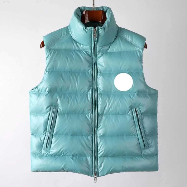 

classical franch maya mens down vests designer embrodered brand letter bandge style womens downs vest warm outerwear, Black;white