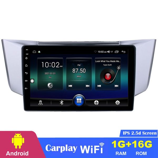 

android car dvd radio 9 inch multimedia player wifi auto stereo for lexus rx300 rx330 rx350 2003-2010 support carplay obd2 mirror link steer