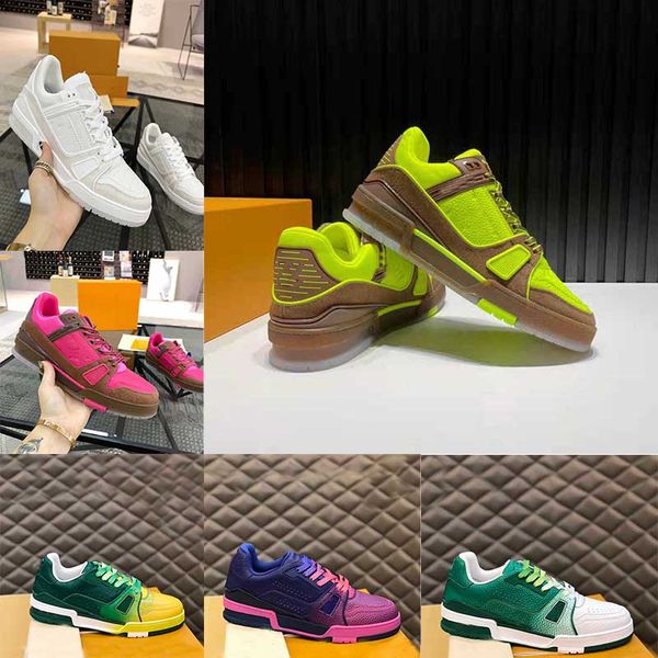 

designers sneakers coaches shoes cowhide slides rubber primer leather letters black and white printed embroidery fashion thick-soled casual