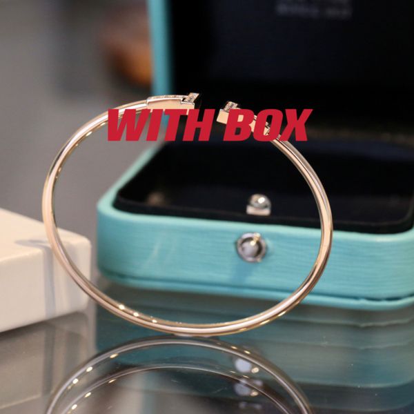 

highquality fashion bangle bracelet stainless steel bracelets famous luxury designers brand jewelry womens couple men love diamonds shell ti, Black