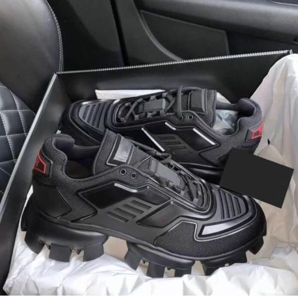 

mens designer shoes sneakers oversize sneaker 3d trainers womens shoe cloudbust thunder knit luxury light rubber sole 2022 arrival, Black