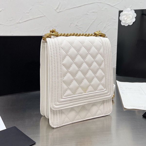 

leather quality caviar bags famous designer handbags flap quilting lattice chain shoulder bag luxury women fashion cross body clutch plain p