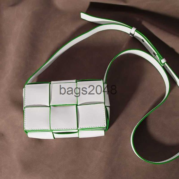 

evening bags bottegs v woven casual cowhide small handbag women 2022 new fashion cross body small square bag mini fashion color contrast sho