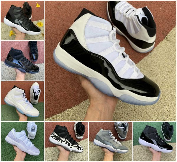 

basketball shoes sneakers trainers cool grey bred space jam pure violet concord cap gown gamma blue jumpman 11 11s mens women jubilee 25th