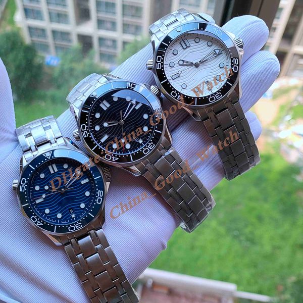 

good factory sales men's watch 3 color ceramic bezel black blue white dial 300m dive luminous 42mm cal. 8800 automatic movement 007 spo, Slivery;brown
