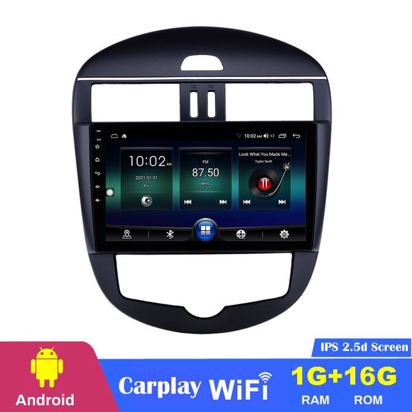 

car dvd player radio for nissan tiida auto a/c 2011-2014 with gps navigation 10.1 inch touch screen android system