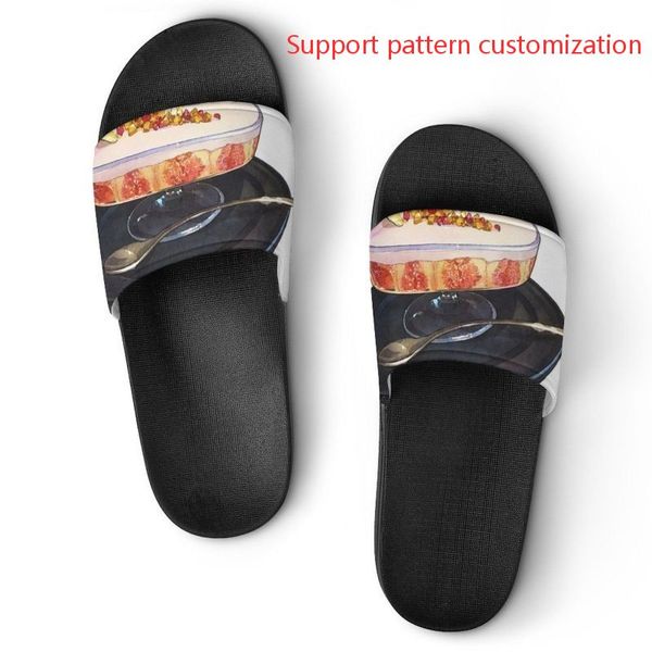 

custom shoes support pattern customization slippers sandals mens womens white black oreo sport trainers fashion comfortable