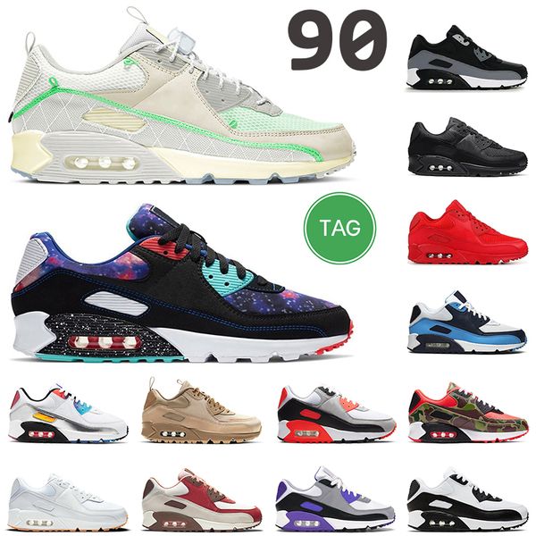 

men women 90 running shoes cool grey laser blue sail bright violet metallic gold outdoor mens trainer size 36-45 chaussures