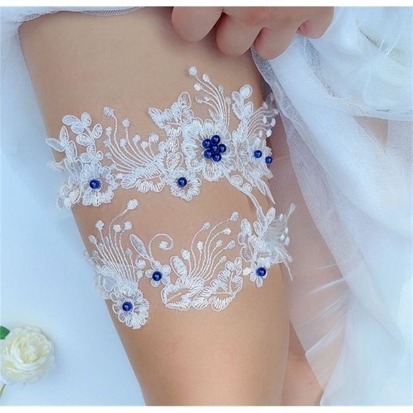 

labret lip piercing jewelry belly chains arrival hand made white blue beading lace leg chain dress accessory bridal fashion jewelry fashion, Black