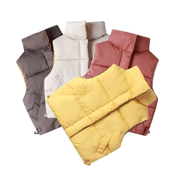 

waistcoat children vests spring girls boys fashion corduroy warm outerwear coat autumn teens cotton jackets down vest for 3-8 years 220930, Camo