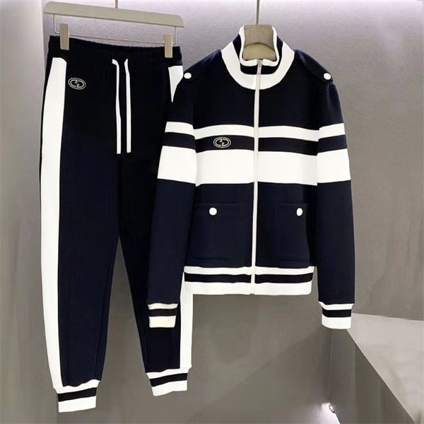

men's tracksuits fashion designer two piece set couple suit loose large cotton embroidered jacket casual fashion suit athletic wear 221, Gray