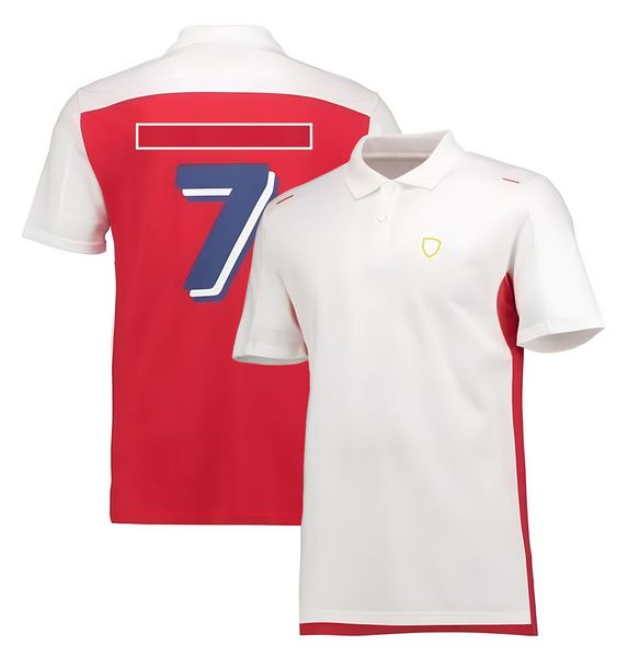 

f1 formula one polo shirt men's team shirt 2022 short sleeve lapel racing t-shirt