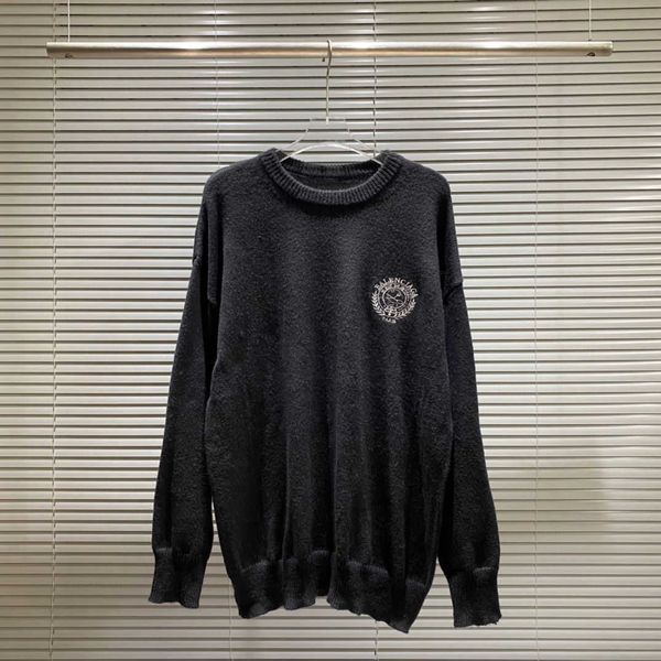 

balencigas sweater designer winter 2022 sweaters autumn fashion casual brand paris knitted men's loose women's crew neck letter 6b, White;black