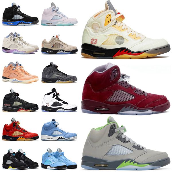 

burgundy jumpman 5 5s v mens basketball shoes air jorden we the green bean noir big size 13 blue bird florida gators marquette trainers low