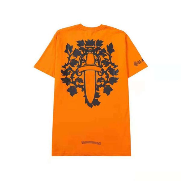 

t-shirt luxury mens designer t shirts ch brand fashion men sanskrit letter horseshoe cross tshirts man hip hop sweater summer loose women uv, White;black