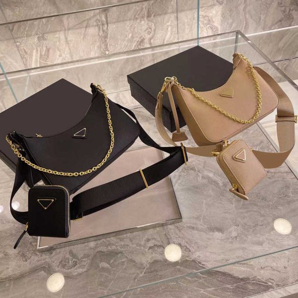 

pr designers bags women shoulder bag handbag fashion leisure solid color handbags send lady wallet messenger purse chain underarm wallets 2