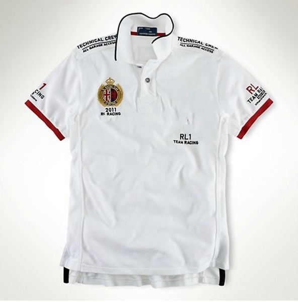 

designer wholesale summer 2101 new polos high end casual fashion men lapel embroidered short sleeve polos shirt 100% cotton s-2xl, White;black