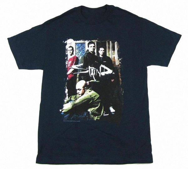 

men's t-shirts staind break the cycle band pic navy blue t-shirt official merc cotton plus size tee shirt a8ju#, White;black