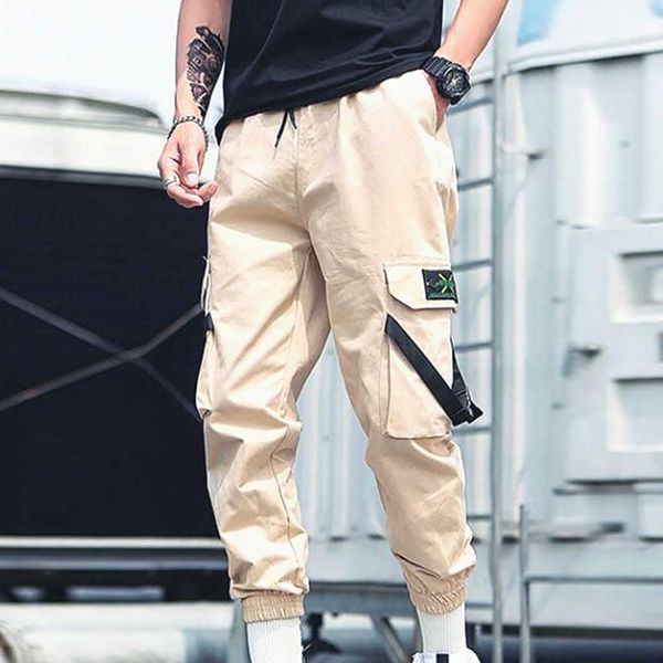 

men's pants straight leg for casual comfortable colour overalls style trousers summer pants 66 g220929, Black