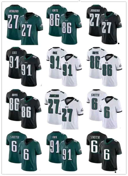 

football jerseys men women youth philadelphia''eagles''jersey 6 devonta smith 11 aj brown 27 malcolm jenkins 86 zach ert, Black;red