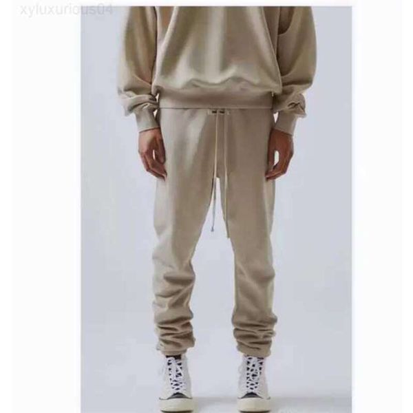 

men's hoodies sweatshirts hoodie essentials mens pants high street for men reflective trousers sweatpants hip hop loose streetwear asia, Black