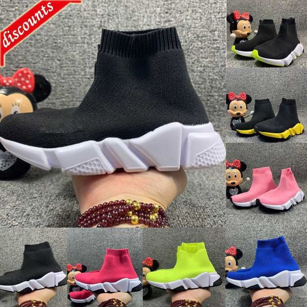 

socks shoes boys boots child trainers sneakers kids speed runner teenage light and comfortable enfant for chaussures, Black