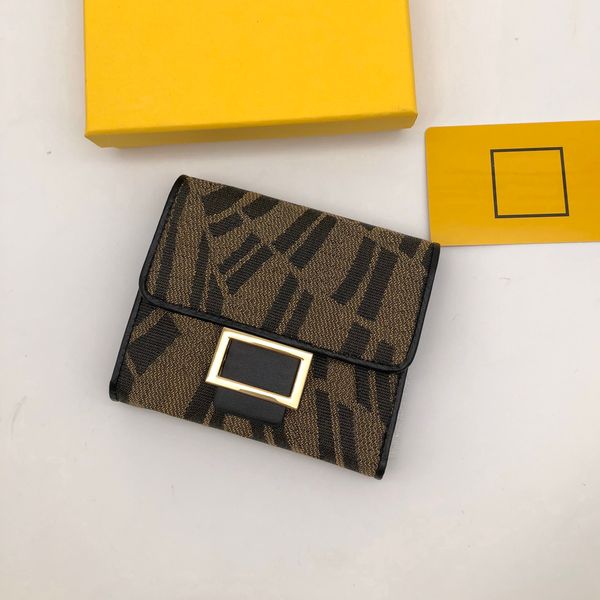 

tide twisted letter buckle wallets floding short purses card holder coin wallet candy color bag with box, Red;black