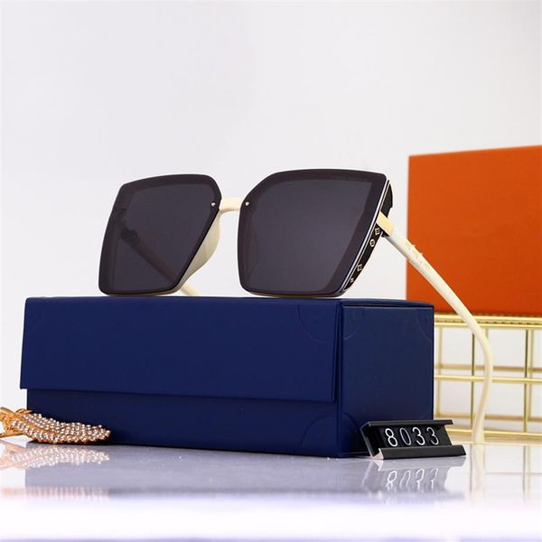 

designers sunglasses men beach sunglass summer goggle driving man sunglasses 6 colors highly quality with box 8033265r, White;black