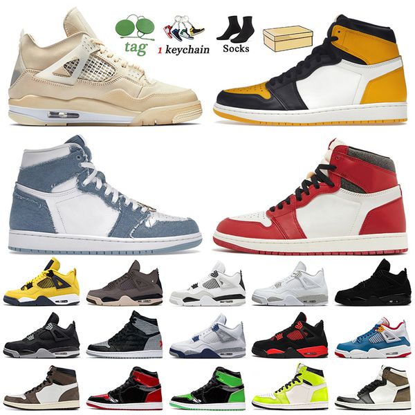 

sail taxi jumpman 1 4 basketball shoes denim 1s high og lost found midnight navy 4s patent bred dark mocha military red thunder oreo a ma ma
