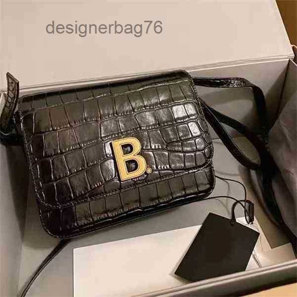 

s designer handags 2022 bbalencaigass paris fashion buckle leather bean curd small square one messenger hourglass shoulder crossbod lzld