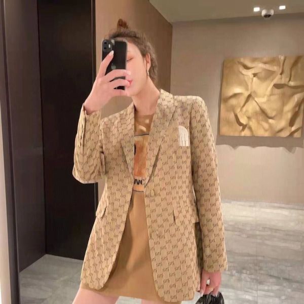 

women's suits & blazers runway banquet cocktail party beige birthday queens office outfit luxury businesswomen tailoring blazer pantsui, White;black