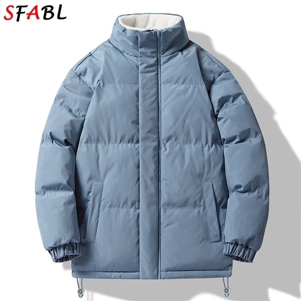 

mens down parkas mens winter oversize jacket men parka thicken warm coat mens windbreak jackets solid color parka coat women puffer jackets, Black