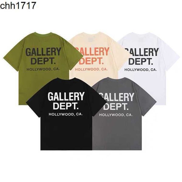 

galleryes dept basic english short sleeve hallwood limited fashion loose army green t-shirt, White;black