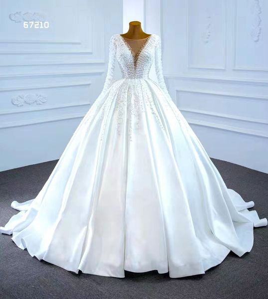 

dubai ball gown wedding dresses plus size chapel train sweetheart vestido de novia appliqued bridal wedding gowns custom made, White