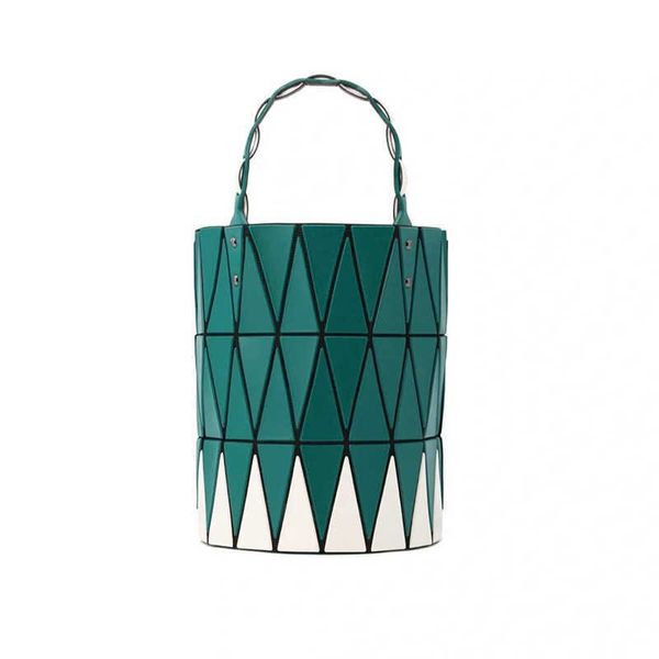 

shoulder bags handbags limited edition lattice color contrast women's portable vegetable basket bag bucket bag 220909