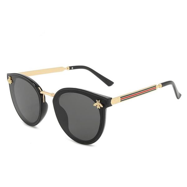 

sunglasses bee red green fashion uv vintage glasses retro round287q, White;black