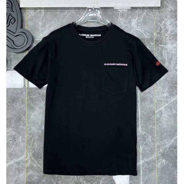 

t shirmen's brand luxury shirs ch man t-shir summer fashion women cross sanskri tees leer designer tshirs boy loose round neck shir, Black;brown